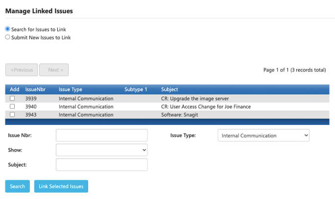 Add existing related issues settings