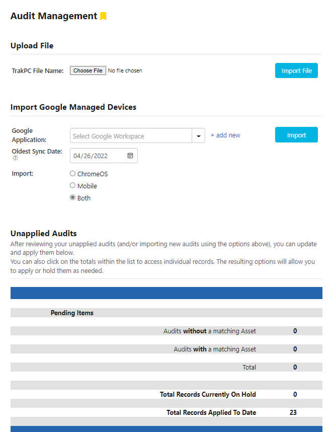 audit management