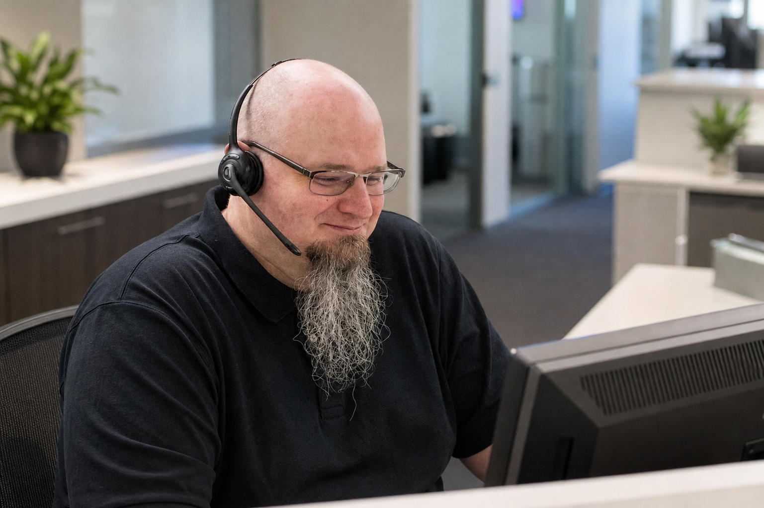 Service Desk with Human Subject