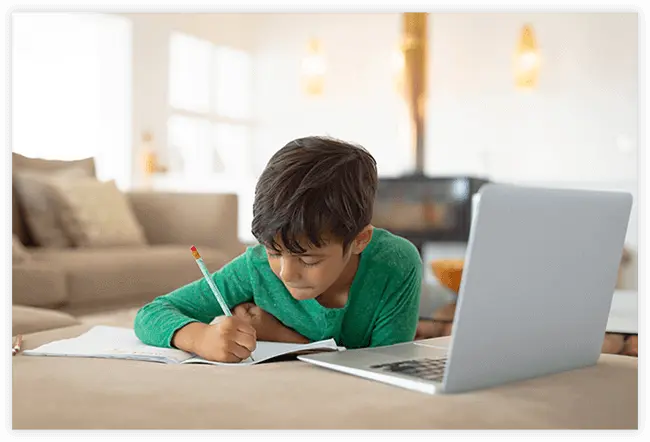 student-learning-remotely